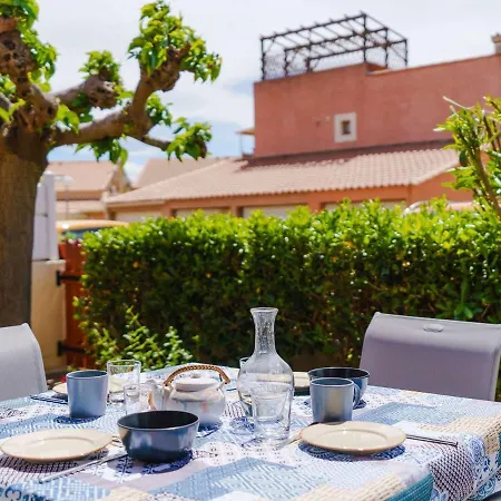 Pavillon T3 Rénové, Proche Plage, 2 Chambres, Terrasse, Garage, Wifi - Fr-1-409-170 * Narbonne