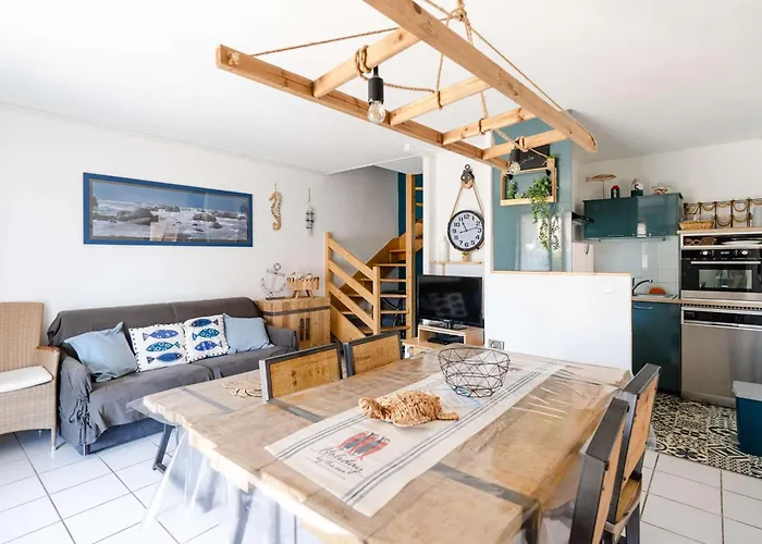 Pavillon T3 Renove, Proche Plage, 2 Chambres, Terrasse, Garage, Wifi - Fr-1-409-170 *